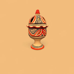 Handgefertigtes marokkanisches Räuchergefäß