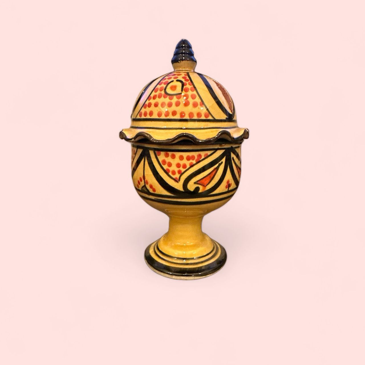 Handgefertigtes marokkanisches Räuchergefäß