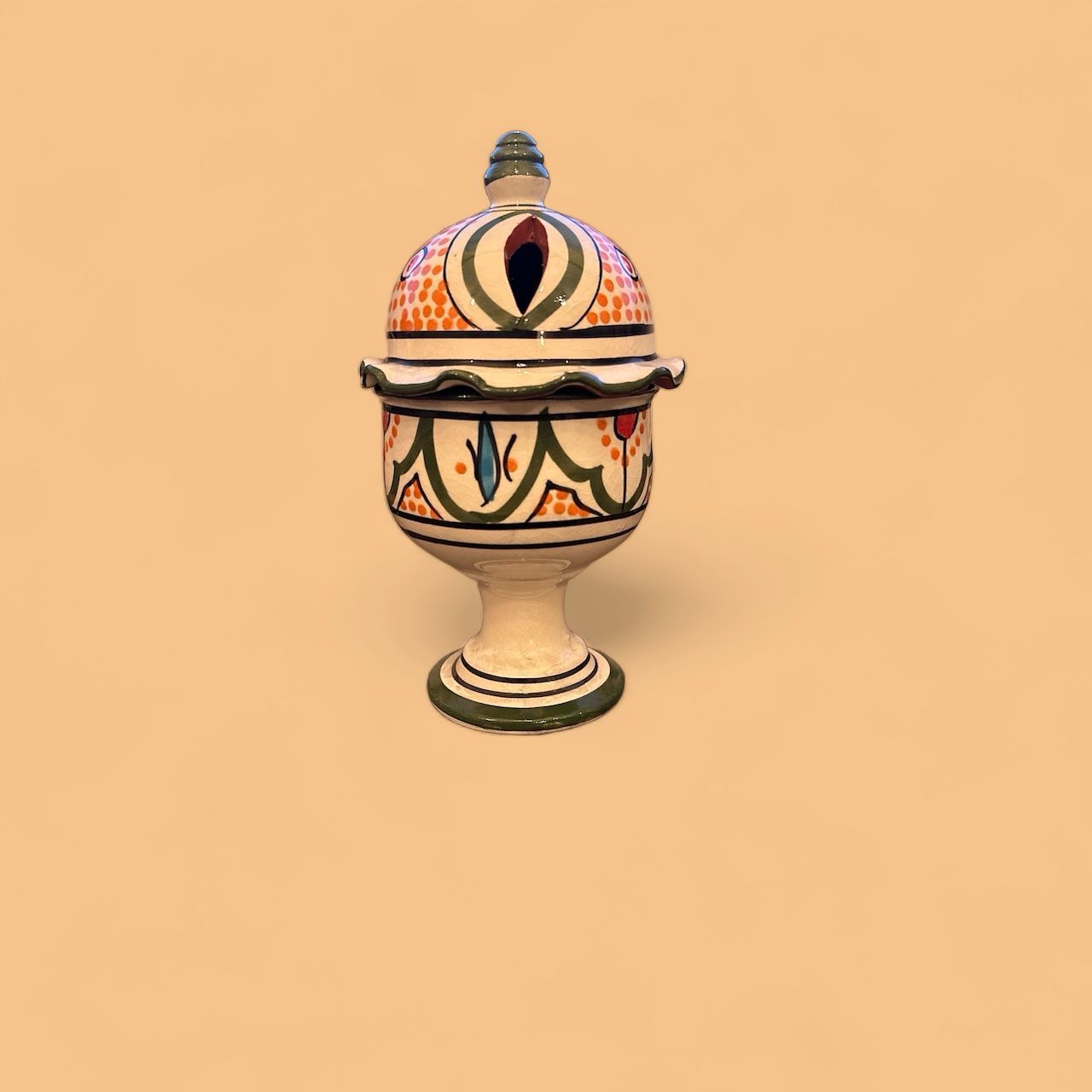 Handgefertigtes marokkanisches Räuchergefäß