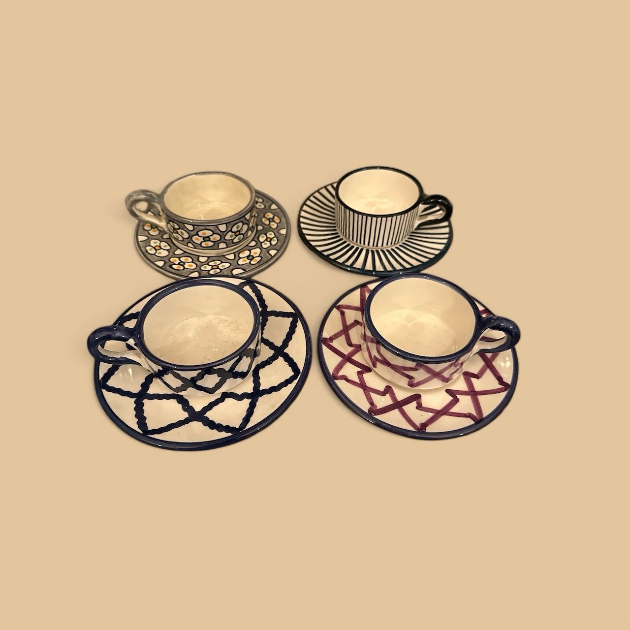 Marokkanische traditionelle handgefertigte Becher