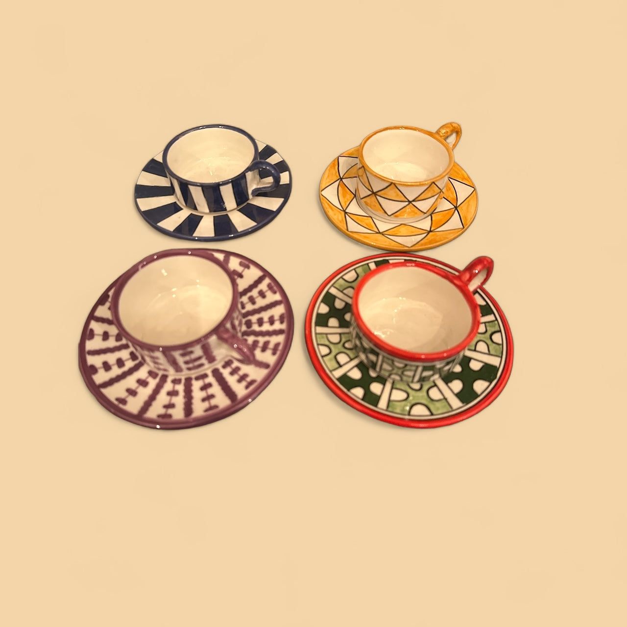 Marokkanische traditionelle handgefertigte Becher