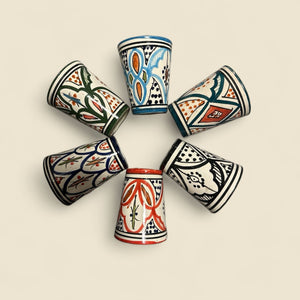 Original marokkanische Keramiktassen