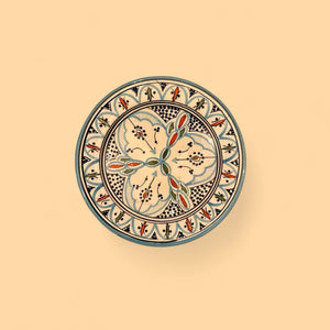 Traditionelle marokkanische handgefertigte Teller