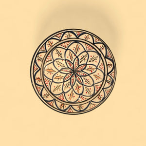 Traditionelle marokkanische handgefertigte Teller