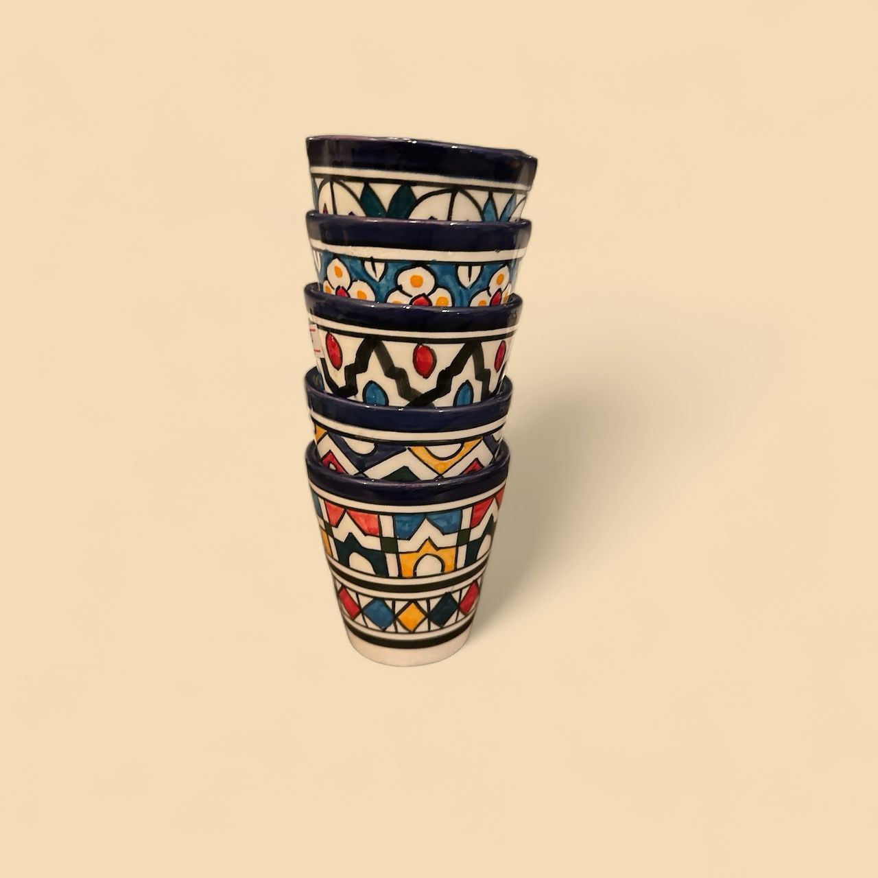 Original marokkanische Klassische Keramiktassen