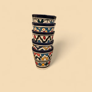 Original marokkanische Klassische Keramiktassen